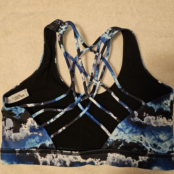 Constantly Varied Gear Storm Butterfly Back Sports Bra, size S - Picture 2 of 3